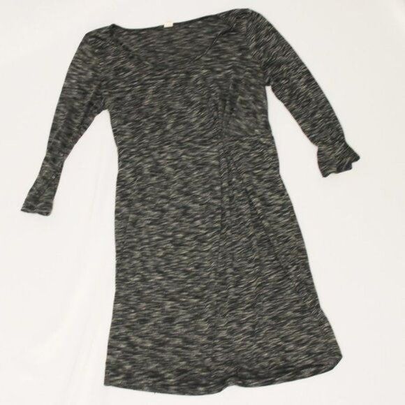 Old Navy Gray Marled Asymmetrical Knit Dress M - Picture 1 of 4